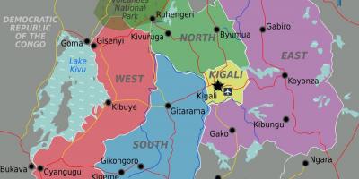 Bản đồ của entebbe Rwanda