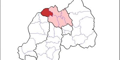 Bản đồ của musanze Rwanda
